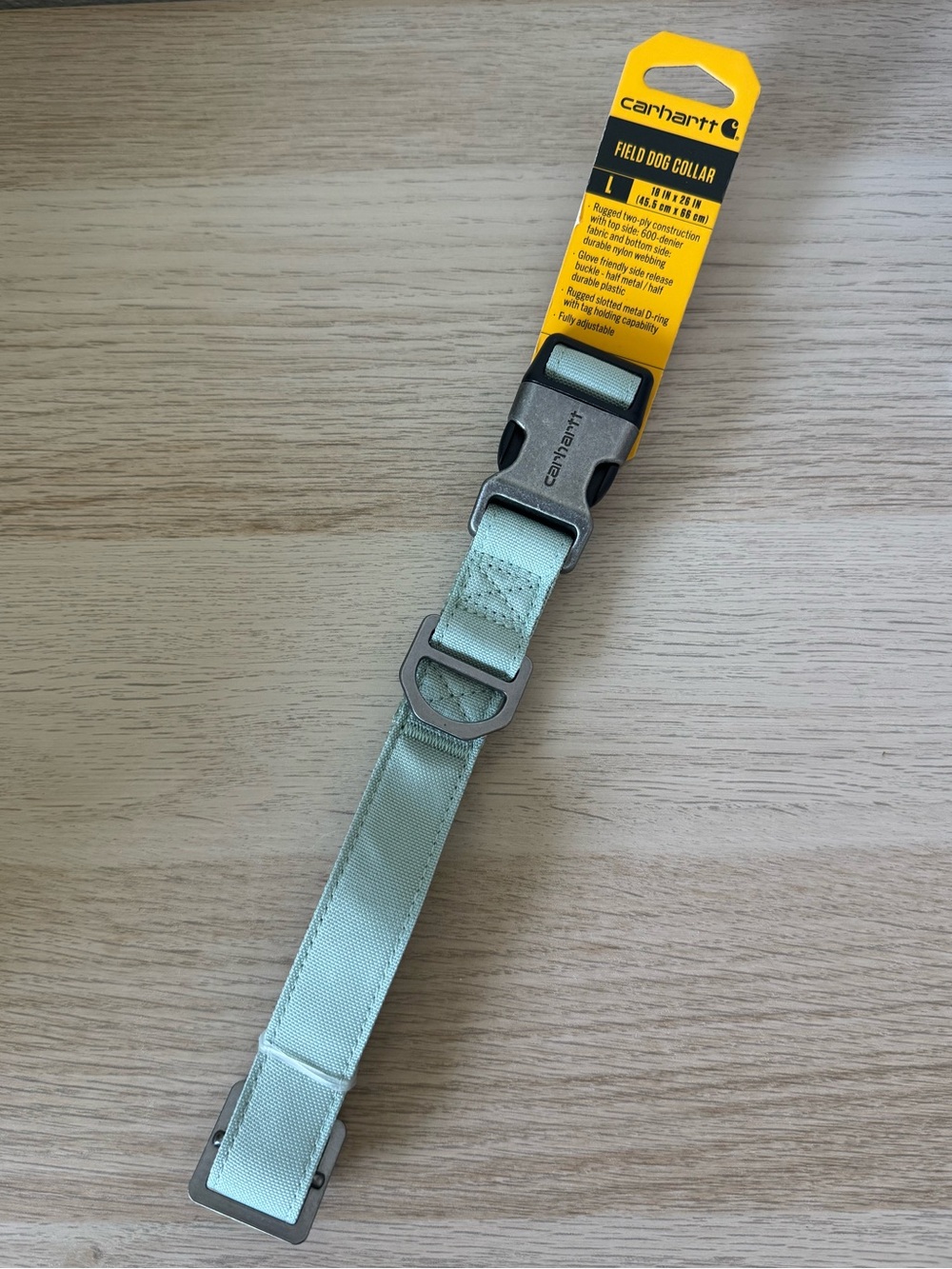 Carhartt Field Dog Adjustable Nylon Collar Large. NWT